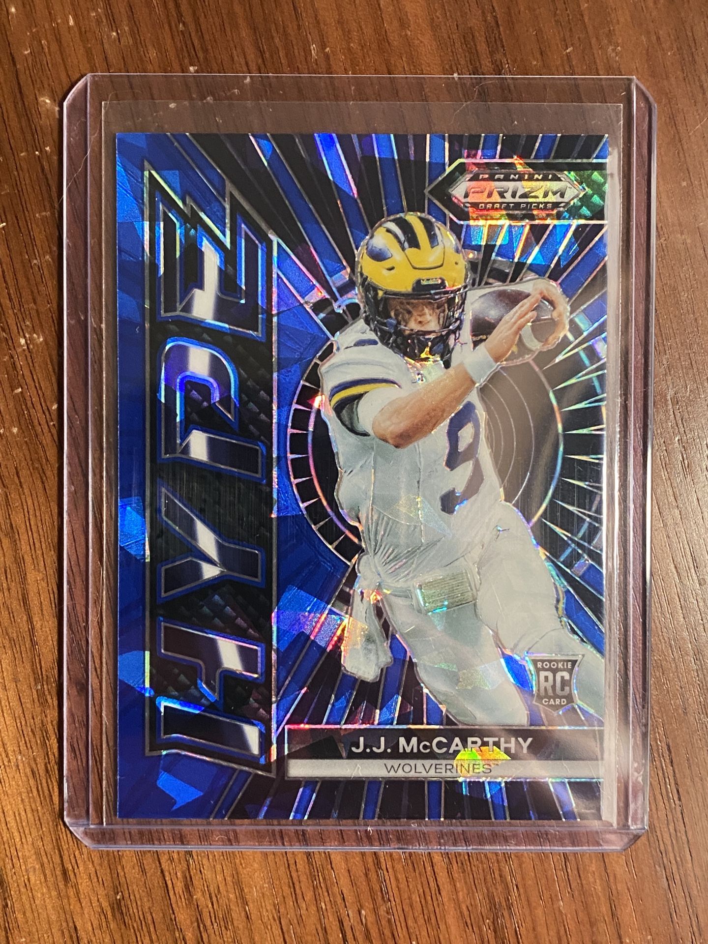 JJ McCarthy Prizm Hype Blue Ice /99
