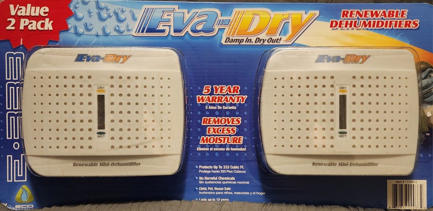2 PACK -RV - EVA- DRY MOISTURE EXCESS REMOVER