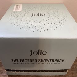 Jolie Filtered Showerhead High Pressure Healthier Hair Skin, Brushed Steel Used