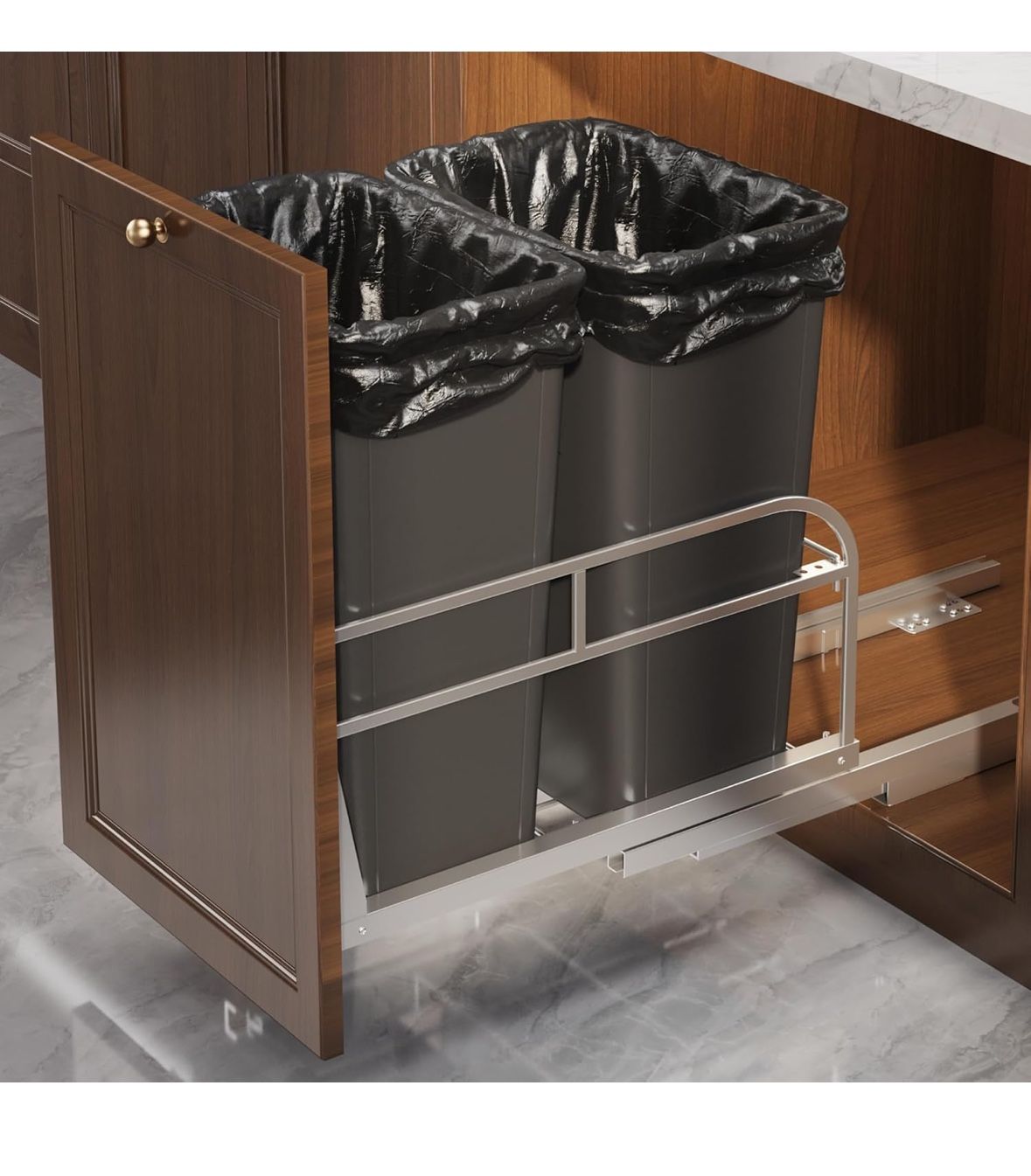 Pull Out Trash Can Kit