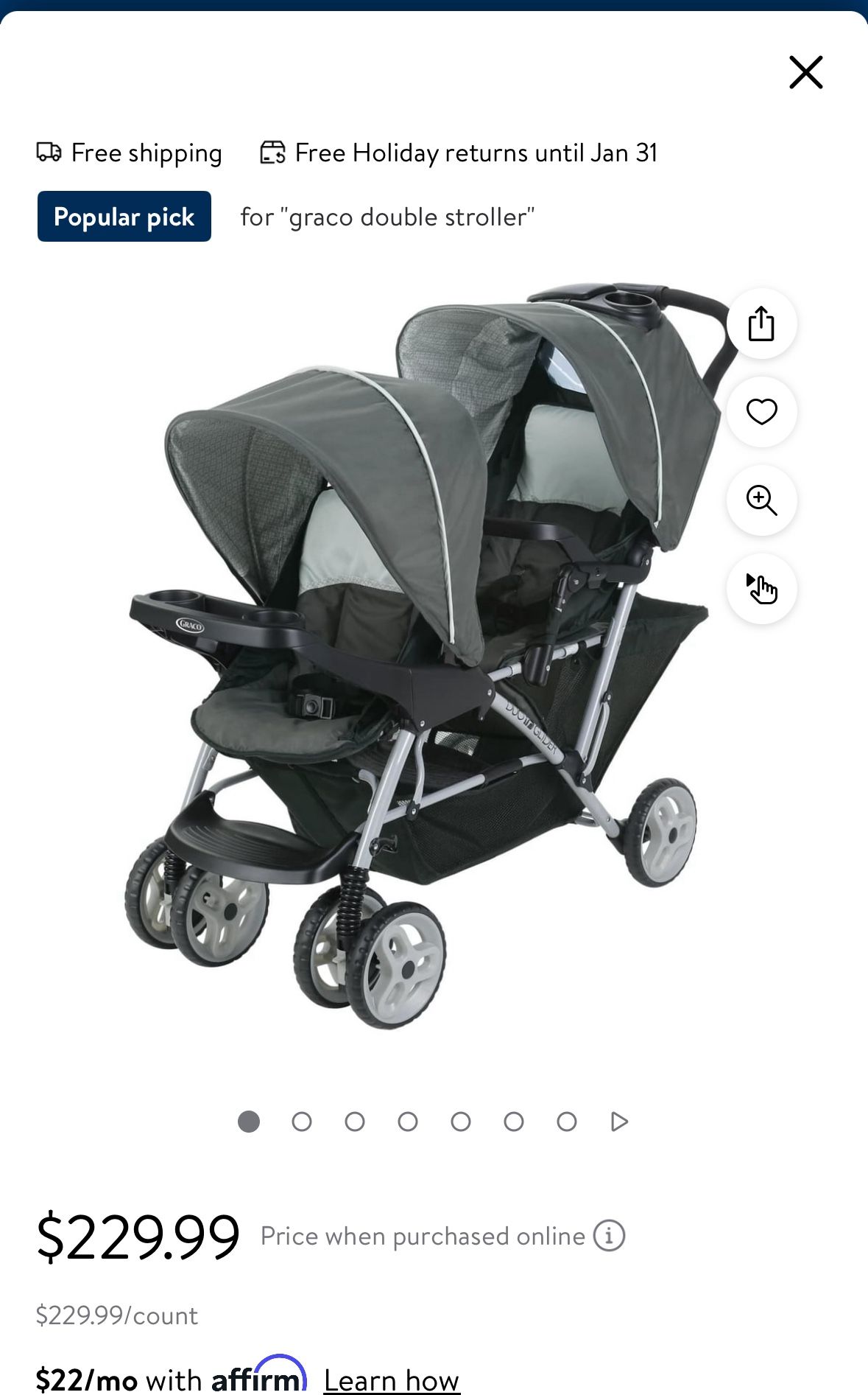 Graco Duo Glider Double Stroller 