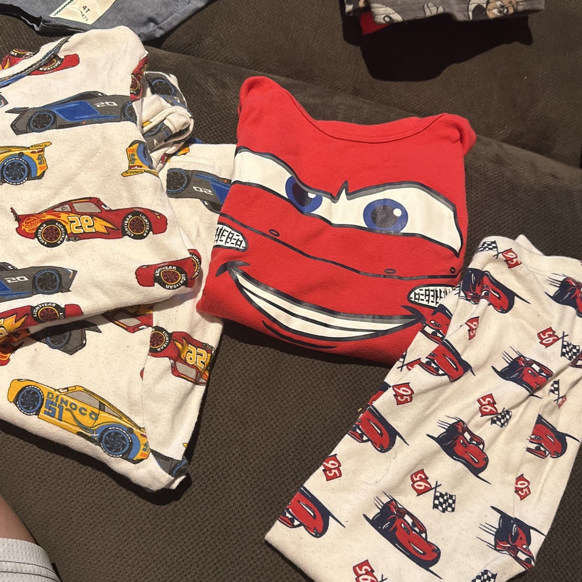Lightning mcqueen pajamas 4t new arrivals