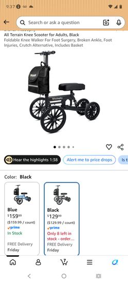 Vitasophy knee scooter