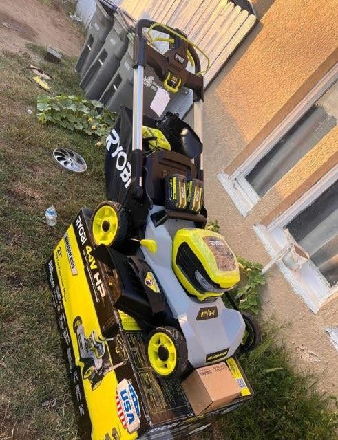 40V HP Brushless 21 in. Cordless Battery Walk Behind Multi-Blade Self-Propelled Mower - (2) 6.0 Ah Batteries & Charger