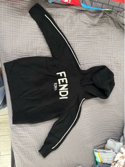 Fendi soft cashmere hoodie pull over