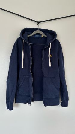 Polo Ralph Lauren Navy Zip Hoodie Small