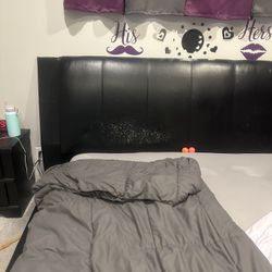 King Size Bed Frame And King Box Spring.