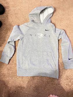 Nike Hoodie Boys Large Gray 3Brand Russel Wilson Sweatshirt Sweater