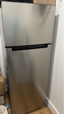Vissani Top-Freezer Refrigerator Stainless Steel