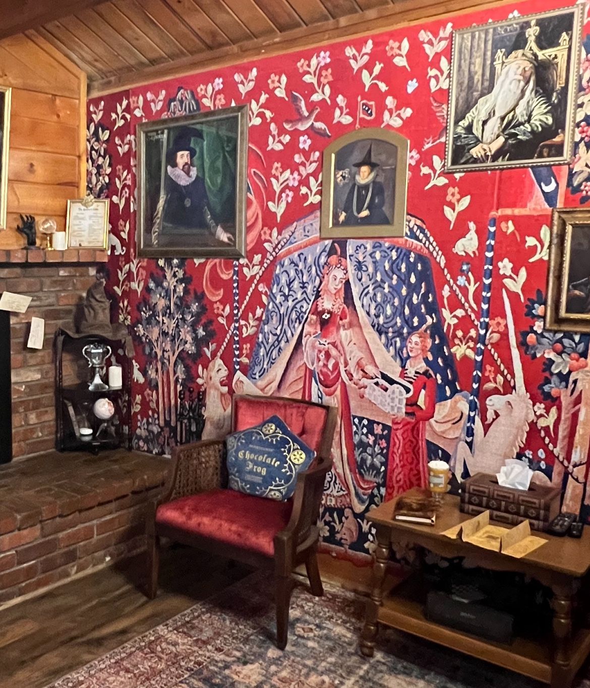 Harry Potter Common Room Wall Tapestry Lady And The Unicorn Prin.