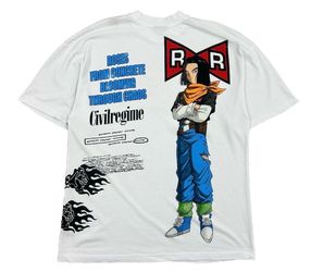 Civil Regime x Dragon Ball Z Android 17 Size Oversized M NWT