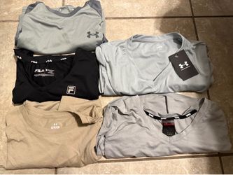 Work Out Shirts Under Armour, Fila, Tapout