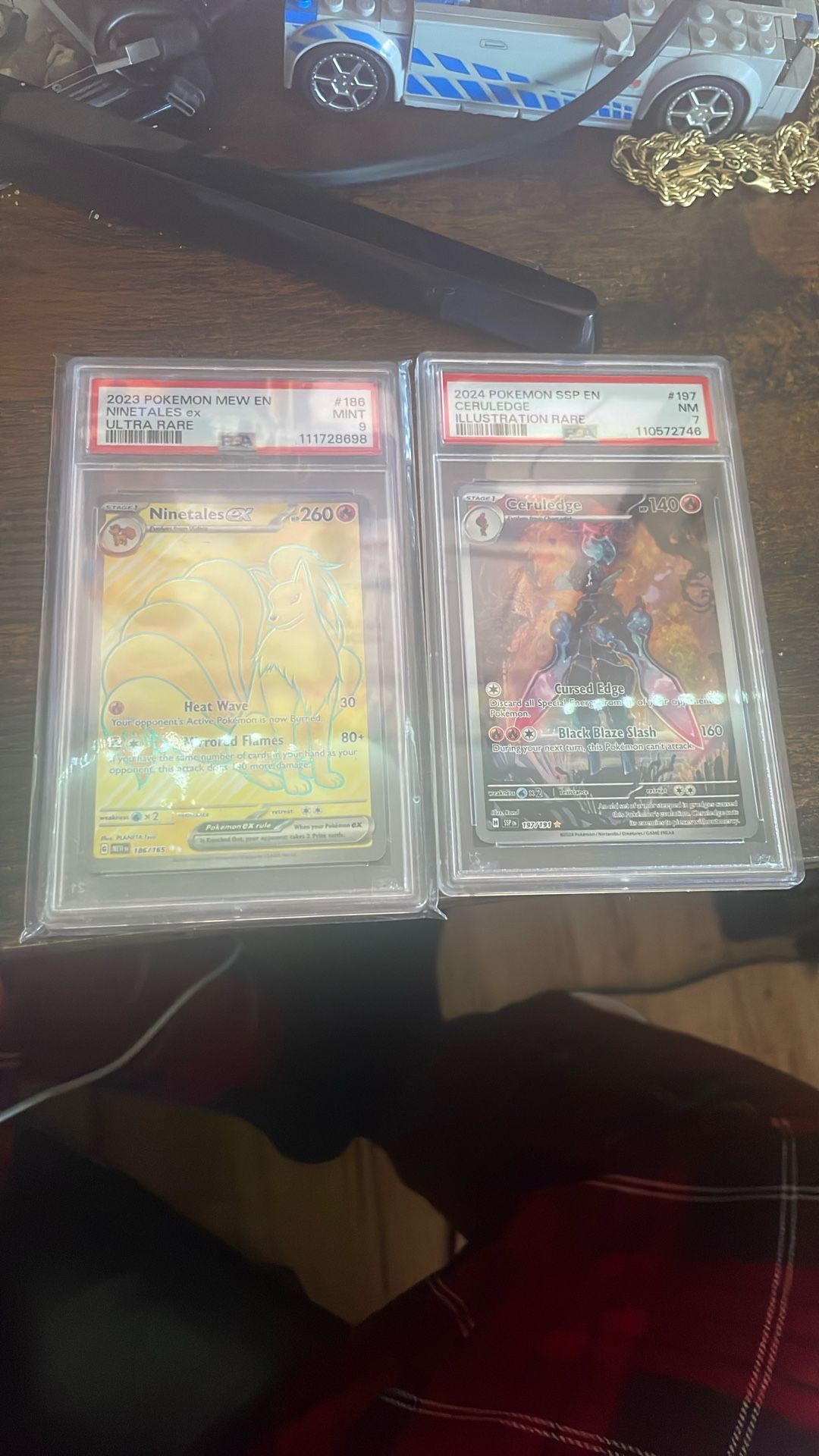 2 Psa Pokemon Slabs Together 