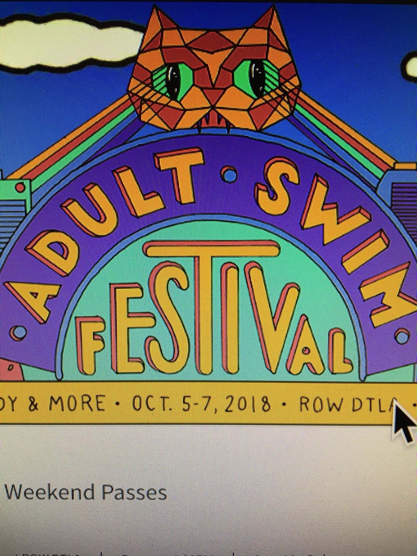 Adult Swim Festival Weekend Pass