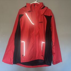 Coca-Cola Red & Black Windbreaker Jacket (Reflective, Unisex) - NEW