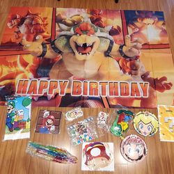 Super Mario Birthday Party Supplies