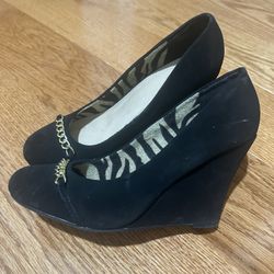 Black Wedges Women’s Shoes