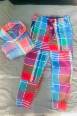 Polo Ralph Lauren (Polo Sport) madras joggers x hoodie set