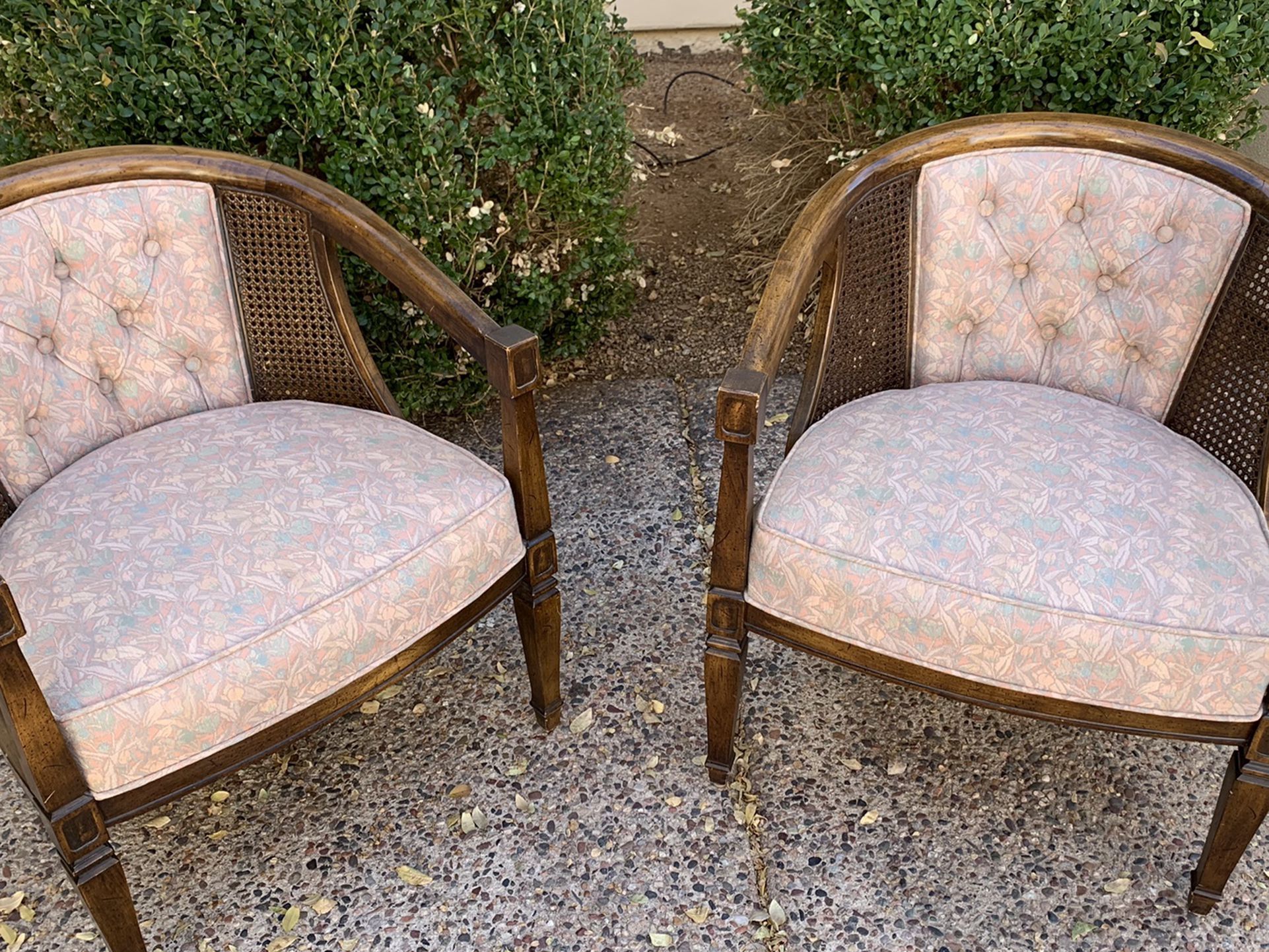 Midcentury Cane Chairs