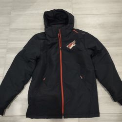 Men's Arizona Coyotes Zip Up Hoodie Jacket Size Medium 