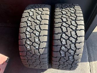 35x12.50R17 Falken Wildpeak A/T Used Tire Pair W/70% Life $200 Free Mounting And Balancing