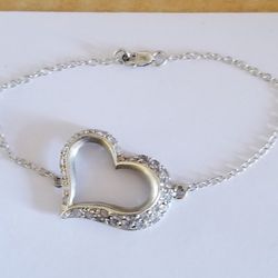 Bracelet Sterling Silver and Cz 