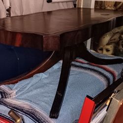 Antique Leather Top Rectangular Duncan Fife 44" Long, 23" Wide, 