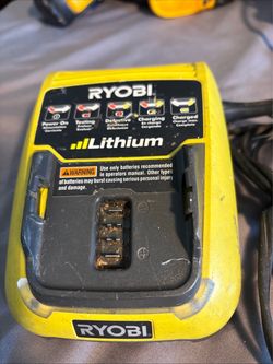 Ryobi 1(contact info removed)1 12-Volt Lithium Power Tool Battery Charger OEM