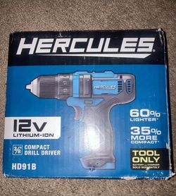 Hercules 12v Cordless 3/8 In. Compact Drill/Driver