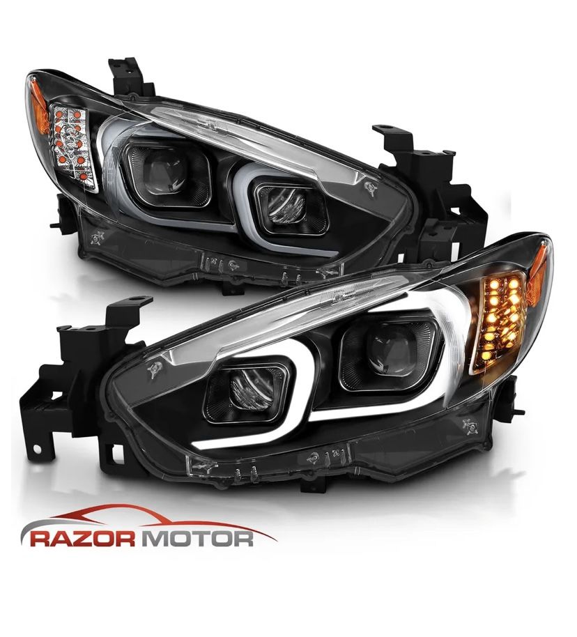 2014-2017 Fit Mazda Atenza Led Bar Projector- Passenger Headlight
