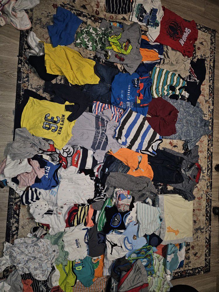 Boy Clothes From Years 1 Month-5years Old
