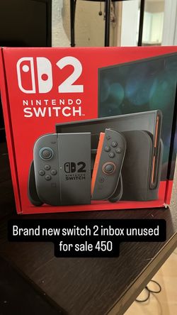 Nintendo switch 2 brand new in box