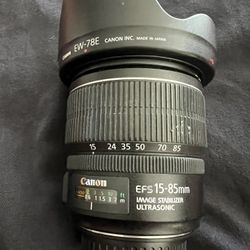 Canon EF-S 15-85mm f/3.5-5.6 USM IS Lens
