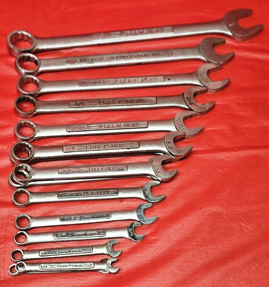 CRAFTSMAN COMBINATION WRENCHES 