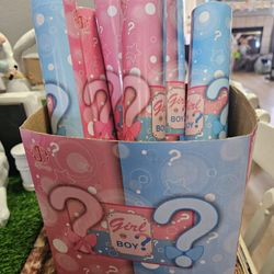 Gender Reveal Pink Cannons