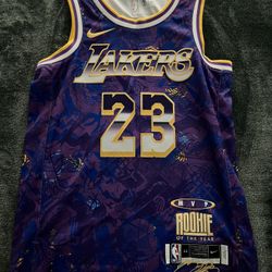 Lakers LeBron James Nike Authentic MVP Edition Jersey