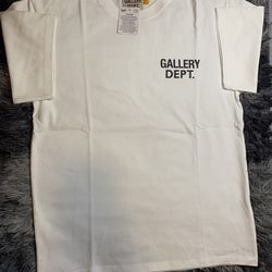 White Gallery Dept T-Shirt Size Small Men