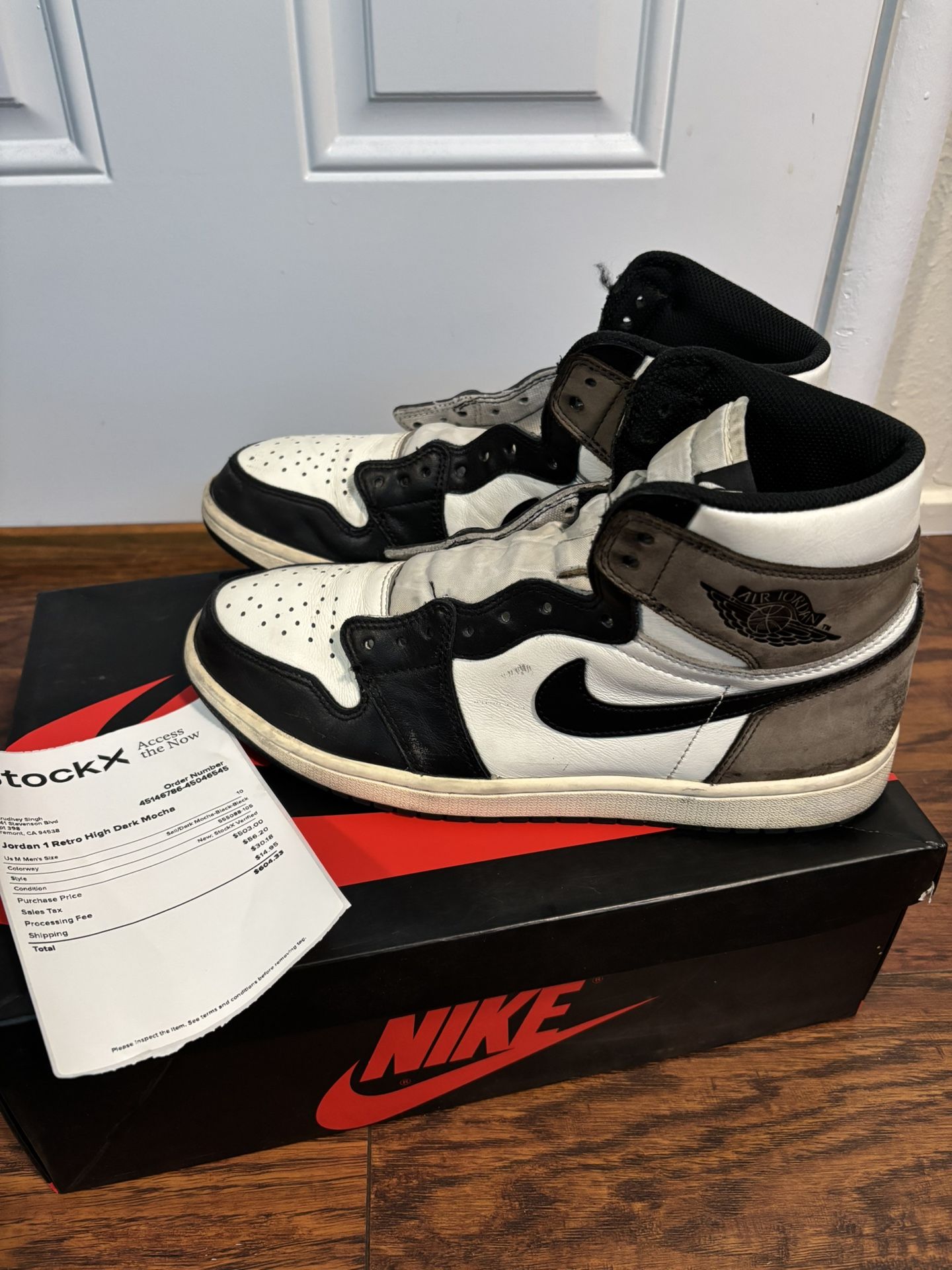Jordan 1 Mocha High Sz 10