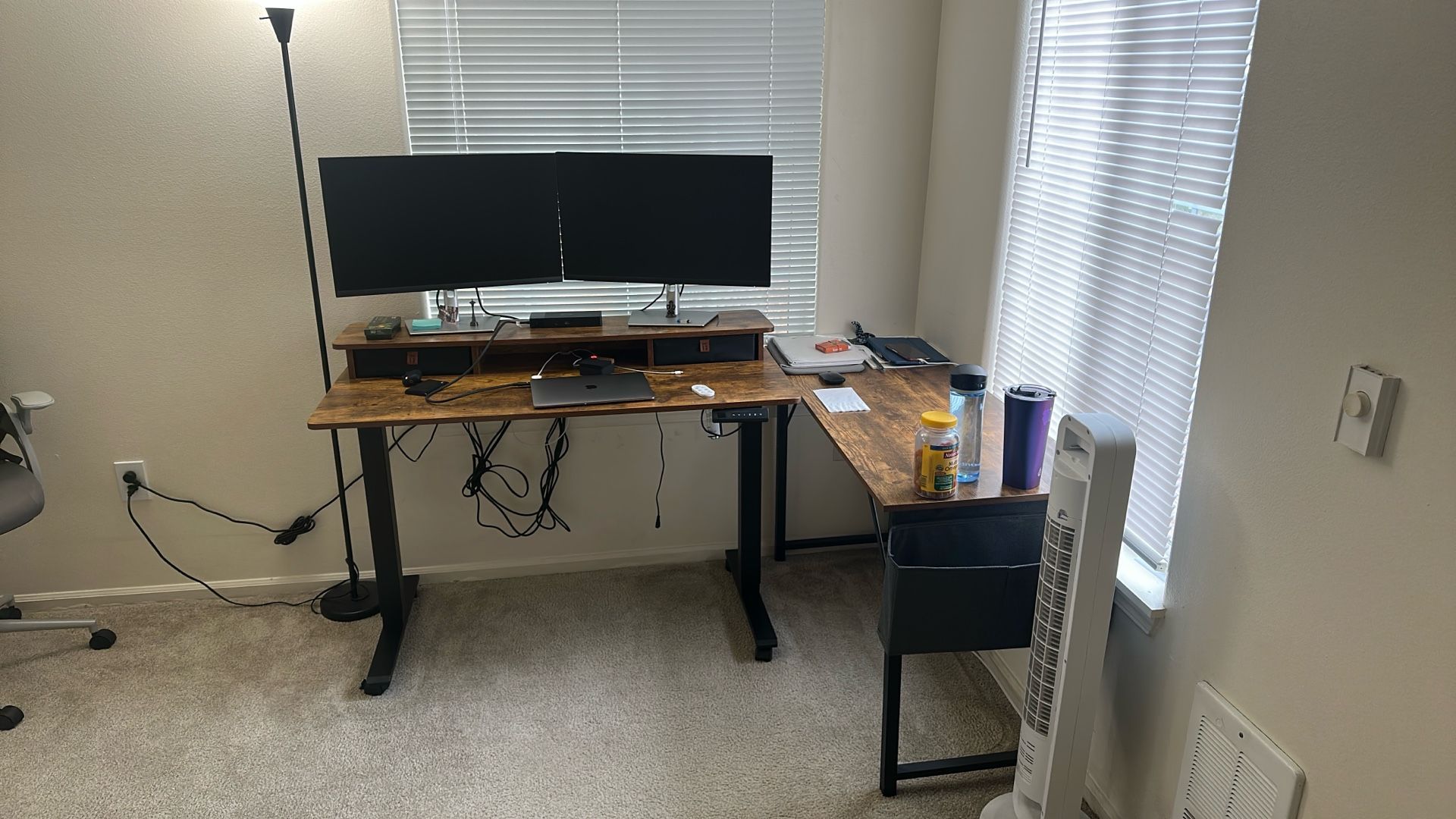 Electronic Standing Table And Side Table.