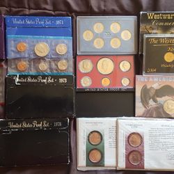 13 USA Proof Coin Sets 