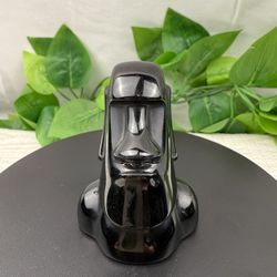 Black Obsidian Moai Head