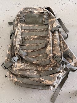 ACU Digital Camo Tactical MOLLE Backpack