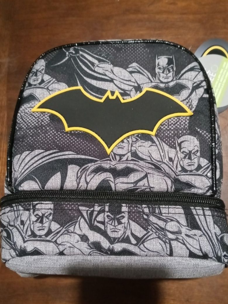 Batman Design Dual Compartment Lunch Bag