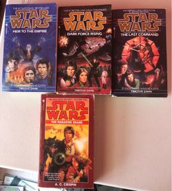 Star Wars:  Thrawn Trilogy + Han Solo books