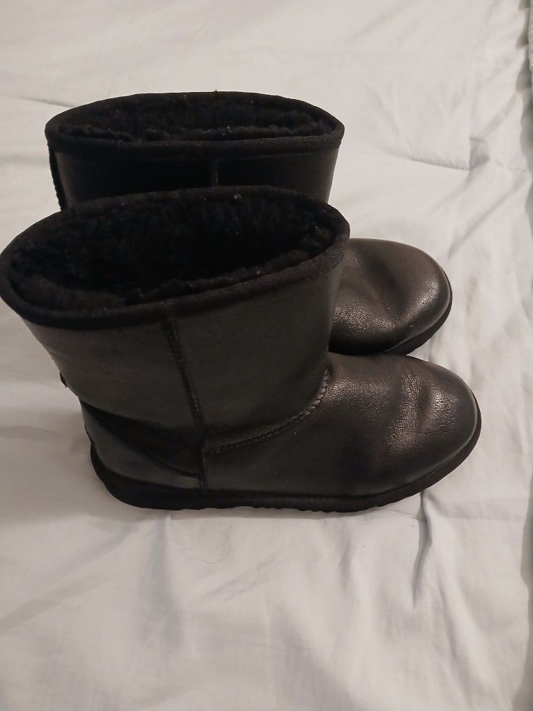 Black Uggs Boots Size 6