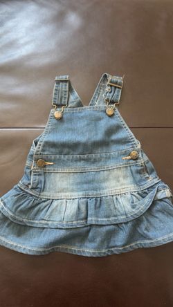 6/12 month denim jean dresses