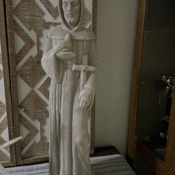 St Francis Statue 25 Inches Tall In New Condition