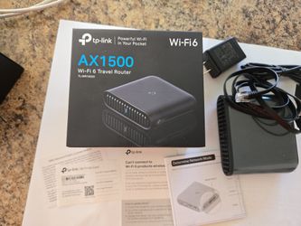 TP-Link AX1500 Travel Router Wi-Fi 6 Captive Portal TL-WR1502X