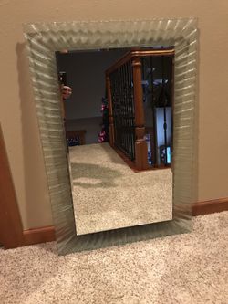 Glass Vanity Mirror *Heavy*