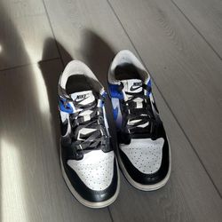 Nike Dunk Low Black White Racer Blue